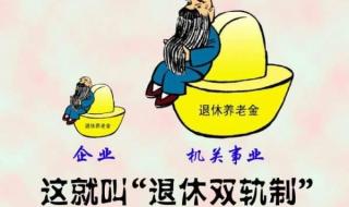 退休工资双轨制 退休工资双轨制