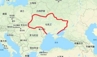 乌克兰和俄罗斯地图 乌克兰和俄罗斯地图